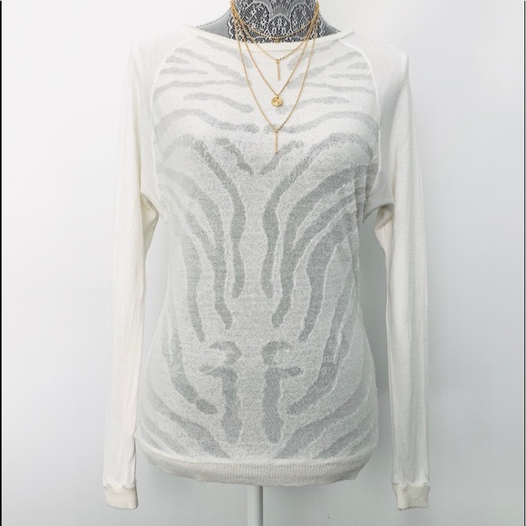 INC International Concepts Sweaters - Alpaca Wool Blend Animal Print Burnout Sweater